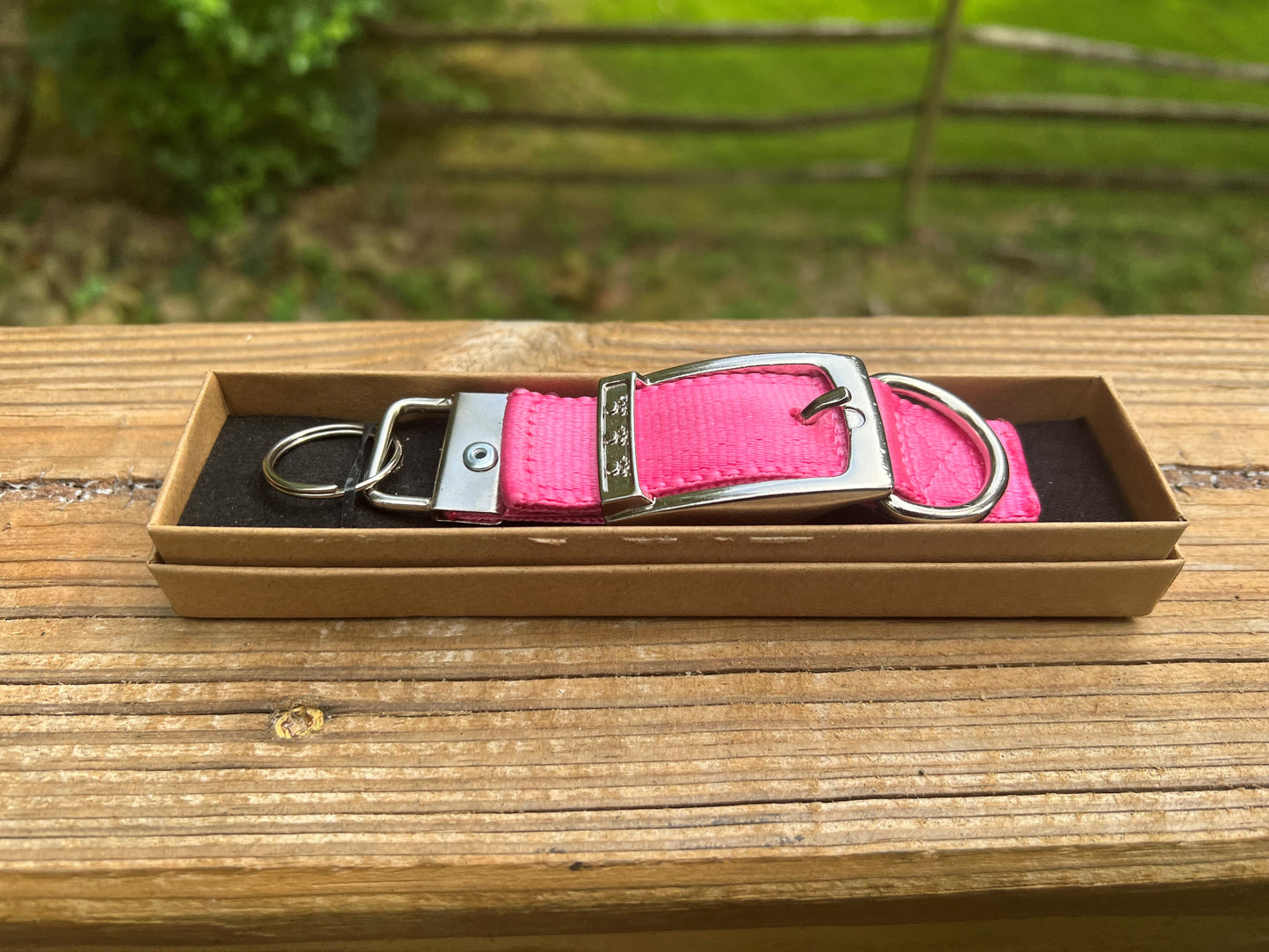 Old Dog Collar turned into Key Chain Momento